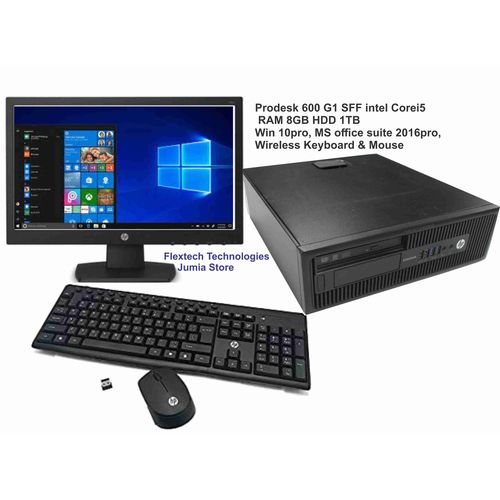Hp Prodesk 600 SFF, Corei5 ,8GB RAM, 1TB SSD, Win11 & MS 2016