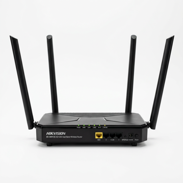 HIKVISION AC1200 Wireless Router (DS-3WR12C)